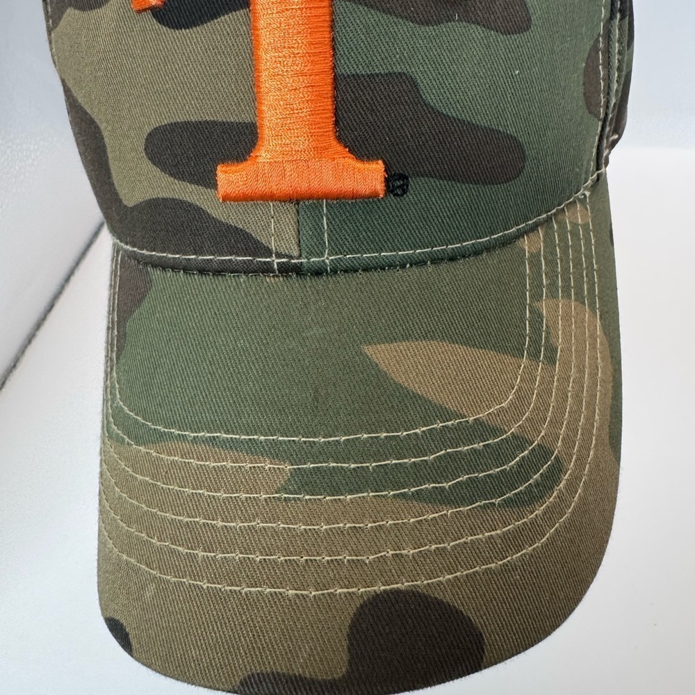 Tennessee NCAA Hat Cap Strap Back Camo Orange White Mossy Oak Fast Shipping - Picture 2 of 11